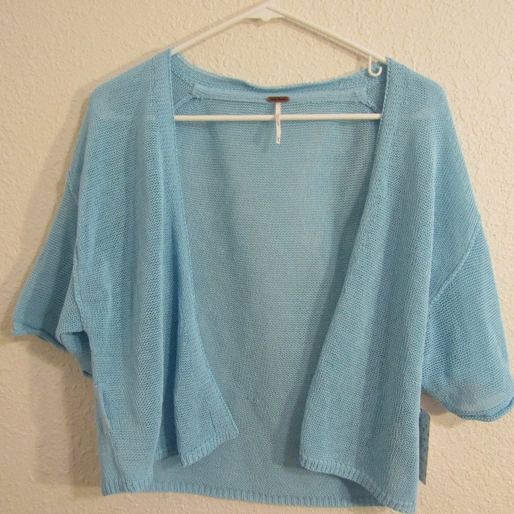 Free People Blue Sweater